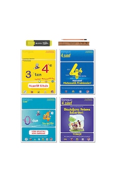 Tonguç 4. Sınıf 3 ten 4 e Hazırlık Tekrar Seti - Okuduğunu Anlama - Matematik Problemleri Set 4 Kitap Tonguç 4. Sınıf 3 ten 4 e Hazırlık Tekrar Seti - Okuduğunu Anlama - Matematik Problemleri Set 4 Kitap