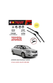 Toyota Avensis Cam Muz Silecek Takımı 2007 Model Araca Özel Aparat Toyota Avensis Cam Muz Silecek Takımı 2007 Model Araca Özel Aparat