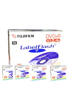 Fujifilm Dvd+r Labelflash Kutulu 25 Adet 5 5 Fujifilm Dvd+r Labelflash Kutulu 25 Adet 5 5