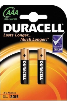 Duracell LR03/MN2400 AAA İnce Kalem Pil 2'li