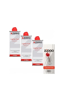 Zippo Benzin+1 Paket Taş Set Zippo Benzin+1 Paket Taş Set