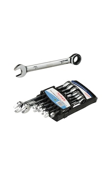 Tomax Cırcır Kombine Anahtar Takımı 8-10-11-12-13-17-19 Mm Seti Tomax Cırcır Kombine Anahtar Takımı 8-10-11-12-13-17-19 Mm Seti