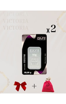 Vıctorıa Gold Sertifikalı 2 Adet 50gr Külçe Gümüş 999 Ayar