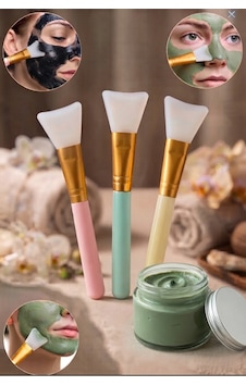 Profesyonel Silikon Maske Uygulama Fırçası Ve Spatulası Profesyonel Silikon Maske Uygulama Fırçası Ve Spatulası