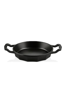 Oms 22 Cm Döküm Granit Sahan Dodeca Siyah 3725 Siyah