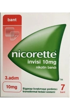 Nicorette Invisi 3.adım 10 Mg Nikotin Bandı Nicorette Invisi 3.adım 10 Mg Nikotin Bandı