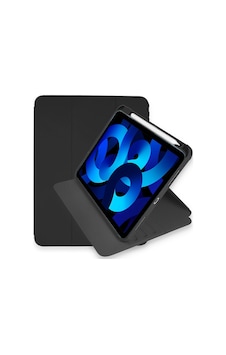 Apple İpad Pro 11 2021 Kılıf Ling 360 Kalemlikli Tablet Kılıf - Siyah Diğer Apple İpad Pro 11 2021 Kılıf Ling 360 Kalemlikli Tablet Kılıf - Siyah Diğer