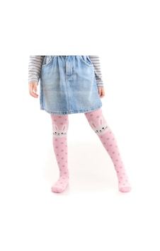 Denokids Tavşan Kız Puantiyeli Külotlu Çorap Denokids Tavşan Kız Puantiyeli Külotlu Çorap
