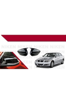 Bmw E90 Lci 2009-2012 Batman Parlak Siyah Ayna Kapağı Bmw E90 Lci 2009-2012 Batman Parlak Siyah Ayna Kapağı