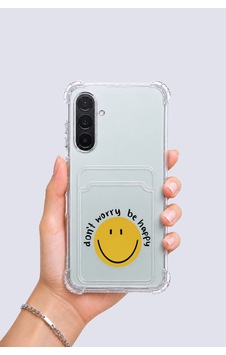 Hepsi Samsung Galaxy Uyumlu A36 Kartlıklı Gülücük Desenli Kılıf Najmaddin Çok Renkli Hepsi Samsung Galaxy Uyumlu A36 Kartlıklı Gülücük Desenli Kılıf Najmaddin Çok Renkli