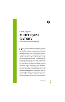 Muhteşem Gatsby - F. Scott Fitzgerald - Turkuvaz Kitap Muhteşem Gatsby - F. Scott Fitzgerald - Turkuvaz Kitap