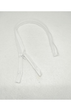35 Cm Gizli Abiye Fermuarı - Beyaz