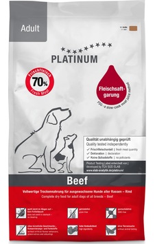 Platinum Sığır Etli Yetişkin Köpek Maması 5 Kg Platinum Sığır Etli Yetişkin Köpek Maması 5 Kg