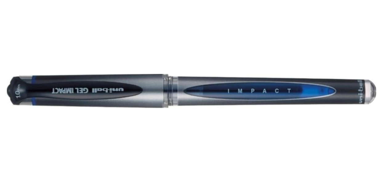 Uni-ball Um-153s Roller Kalem Signo Broad Jel Bilye Uç İmza Kalemi 1.0 Mm Mavi 12 Li Kutu