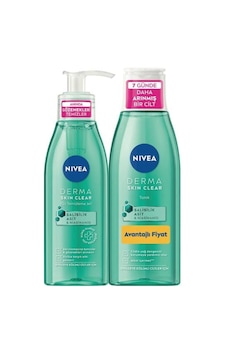 Nivea Derma Skin Clear Tonik 200 ML + Sivilce Karşıtı Yüz Temizleme Jeli 150 ML Nivea Derma Skin Clear Tonik 200 ML + Sivilce Karşıtı Yüz Temizleme Jeli 150 ML