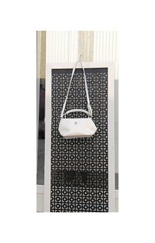 Çınar Boutique Deri Çanta Beyaz Beyaz
