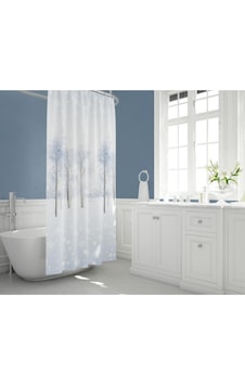 Tropik Banyo Duş Perdesi 8759 Model Çift Kanat 2X110X200Cm Çok Renkli Tropik Banyo Duş Perdesi 8759 Model Çift Kanat 2X110X200Cm Çok Renkli