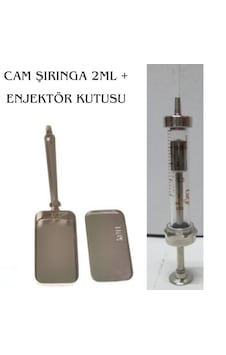 Birgi Paslanmaz Çelik Cam Şırınga 2 Ml + Enjektör Kutusu