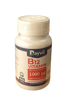 Dayvit Vitamin B12 1000mcg 60 Tablet Dayvit Vitamin B12 1000mcg 60 Tablet