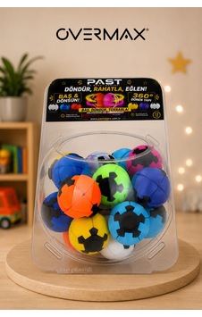 20 Li Renkli Spin Ball Seti Bas Döndür Eğlen 360 Hareketli Eğlenceli Oyuncak +3 Yaş 20 Li Set - 916329858