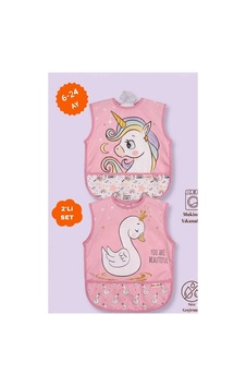 Bebek Pembe Desenli Leke Tutmaz Figürlü Mama Önlüğü Sıvı Geçirmez Önlük Pembe Bebek Pembe Desenli Leke Tutmaz Figürlü Mama Önlüğü Sıvı Geçirmez Önlük Pembe