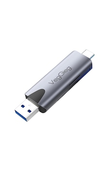 Veggieg Type-c Ve Usb 3.0 Sd-microsd Tf Kart Okuyucu Sku: Zeus8690010071606