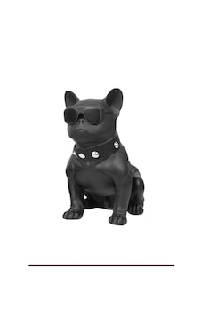 Bulldog Köpek Hoparlör Siyah Renk Bulldog Köpek Hoparlör Siyah Renk