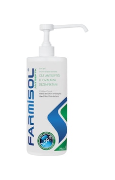 Farmisol Cilt Antiseptiği El Ovalama Dezenfektanı 750 ML Farmisol Cilt Antiseptiği El Ovalama Dezenfektanı 750 ML