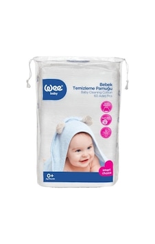 Bebek Temizleme Pamuğu 60lı 321 Beyaz