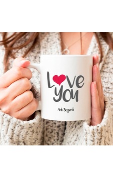 Love You Beyaz Bardak Kupa Love You Beyaz Bardak Kupa