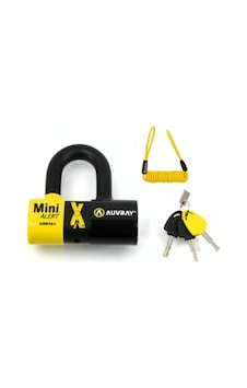 Auvray Mini Extreme Uv Alarmlı Disk Kilidi Sra Sertifikalı 2axtrauv Auvray Mini Extreme Uv Alarmlı Disk Kilidi Sra Sertifikalı 2axtrauv