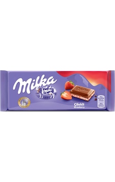 Milka Tablet Çilekli Çikolata 100g Milka Tablet Çilekli Çikolata 100g
