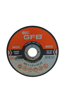 Gfb 2350 İnox Kesici Taş 125 X 1 X 22.23 Mm - 50 Adet Gfb 2350 İnox Kesici Taş 125 X 1 X 22.23 Mm - 50 Adet