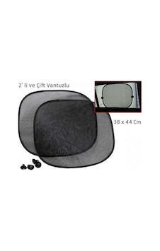 Yan Cam Perde Vantuzlu Siyah 44x38 Cm Yan Cam Perde Vantuzlu Siyah 44x38 Cm