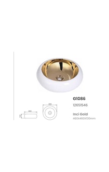 Boheme Tasarım Şık Lavabo Gold Boheme Tasarım Şık Lavabo Gold