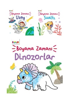 Dinozorlar-sualtı-uzay Boyama Kitapları Seti Dinozorlar-sualtı-uzay Boyama Kitapları Seti