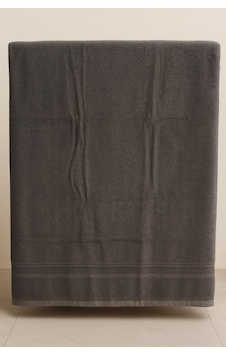 Banyo Havlusu %100 Pamuk 100 X 150 Cm Koyu Gri