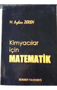 Kimyacılar İçin Matematik 1997 Yılı Basım