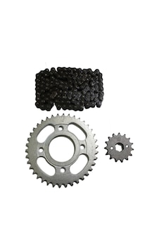Cg 125 Zincir + Ön Dişli + Arka Dişli Set Cg 125 Zincir + Ön Dişli + Arka Dişli Set