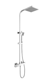 Kale Rain Square Duş Barı Termostatik 410200505045 Krom Kale Rain Square Duş Barı Termostatik 410200505045 Krom