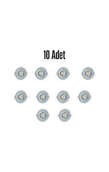 Ct-6615 Yağmur Cam Spot Ampülsüz Led Efekli 10 Adet - 3 W Led Çerçeveli Beyaz Ct-6615 Yağmur Cam Spot Ampülsüz Led Efekli 10 Adet - 3 W Led Çerçeveli Beyaz