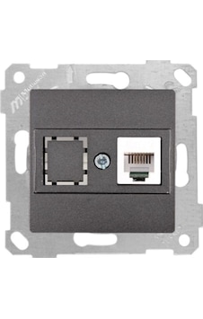 Mutlusan Rita Füme Mek+tuş Telefon Prizi 1xrj12 Cat3 Mut-2200 125 0195 Mutlusan Rita Füme Mek+tuş Telefon Prizi 1xrj12 Cat3 Mut-2200 125 0195