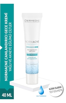 Dermedic Normacne Canlandırıcı Gece Kremi 40 ML Dermedic Normacne Canlandırıcı Gece Kremi 40 ML
