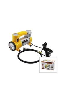Yage Yg-735 Oto Ve Araç Hava Kompresörü Dc 12v 35lpm 150psı 15a Fenerli Bisiklet Çakmaklık Fişli Top