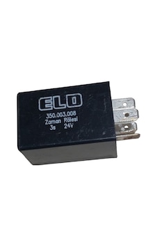 Elo 24v 3 Saniye Silecek Zaman Rölesi 4 Uçlu 350.003.008 Elo 24v 3 Saniye Silecek Zaman Rölesi 4 Uçlu 350.003.008