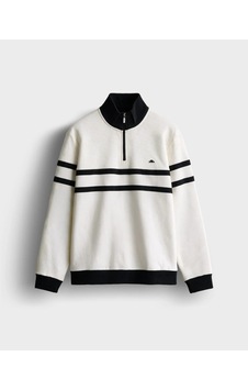 Ellesse 5wm1619-of Erkek Yarım Fermuarlı Sweat Kırık Beyaz Ekru Ellesse 5wm1619-of Erkek Yarım Fermuarlı Sweat Kırık Beyaz Ekru