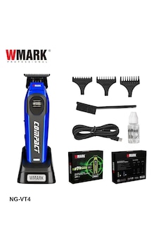 Wmark Ng-vt4 Mavi Profesyonel Detail Trimmer 7200 Rpm, 440c Bıçak, 210 Dk Kablosuz Kullanım 3 saat Wmark Ng-vt4 Mavi Profesyonel Detail Trimmer 7200 Rpm, 440c Bıçak, 210 Dk Kablosuz Kullanım 3 saat