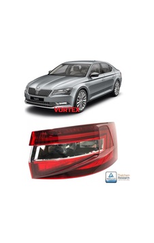 Skoda - Superb 2015 - Arka Stop Lambası Sağ Ledli Superb 2015- Skoda - Superb 2015 - Arka Stop Lambası Sağ Ledli Superb 2015-