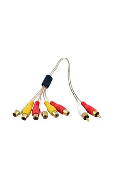 2 Rca Erkek / 6 Rca Dişi 55 Cm Kablo Pm-5515 2 Rca Erkek / 6 Rca Dişi 55 Cm Kablo Pm-5515