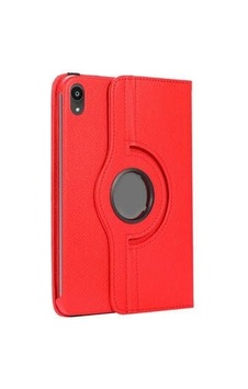 Aksesuarcim Apple iPad Uyumlu Mini 2021 6. İle Uyumlu Kılıfı Suni Deri 2 Farklı Stand Olabilen Darbe Korumalı 360 Dönebilen Tablet Kılıfı Kırmızı Sku: Zeusb0fhhvfvgq Arka Kapak